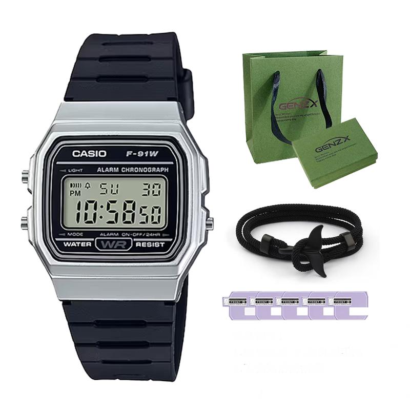 CASIO Men VINTAGE Series Black Watch F-91WM-7ADF F-91WM-7ADF