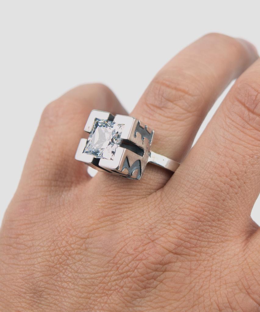Sheen666 Bonus Series Square Silver Ring (Type A)