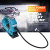 21V Li-ion Lightweight Air Pump with LED Digital Display Air Pump Car-Mounted Inflator Tool for Makita Tool Li-ion Battery Pins