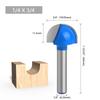 Professional Grade Round Bottom Router Bit for Softwood Projects