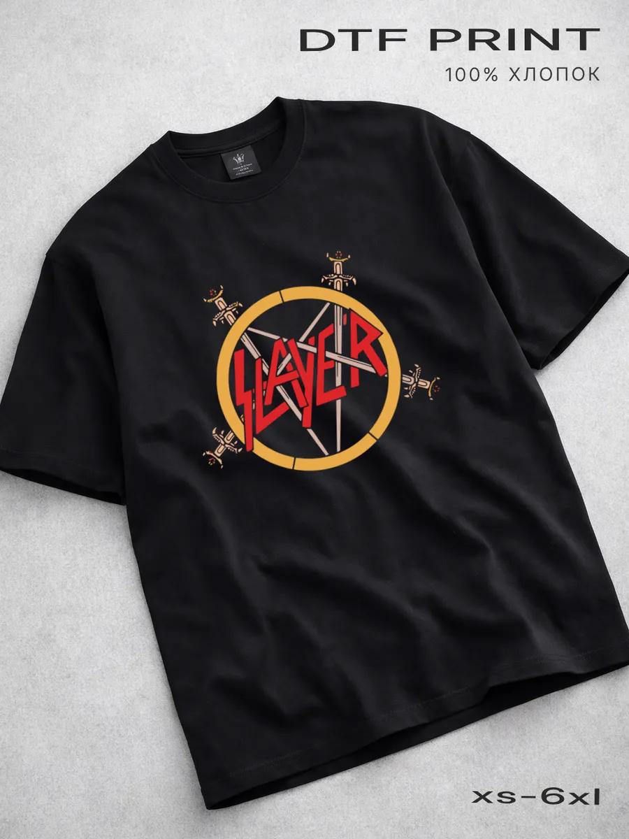 Black Slayer metal T-shirt 2XL