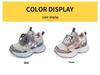 Winter Girls' Pearl Flower Sports Shoes - Warm Velvet, Kids' Dad Style Running Shoes