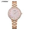 Reloj de Mujer Reloj de Mujer Lujo Ligero Esfera Completa de Diamantes Gipsófila Marca Famosa Reloj de Mujer Resistente al Agua Correa de Acero Mujer 9879