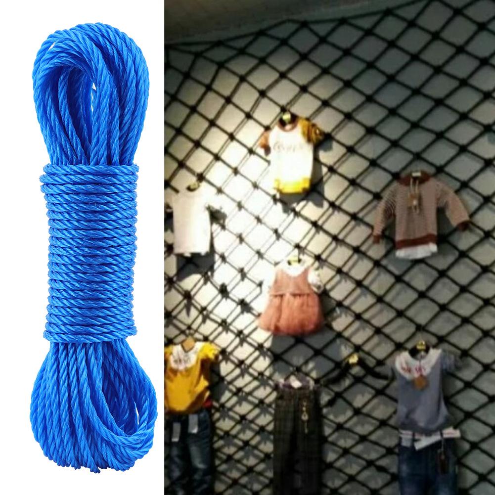 10m Gardening Garden Rope Nylon Rope Climbing Rope Traction Rope Tying Rope(Blue)