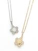 August Harmony Smiley Flower Necklace (2 Colors)