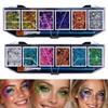 Removable Pans Color Shifting Glitter Lightweight Face Glitter Creative Gift Self Adhesive