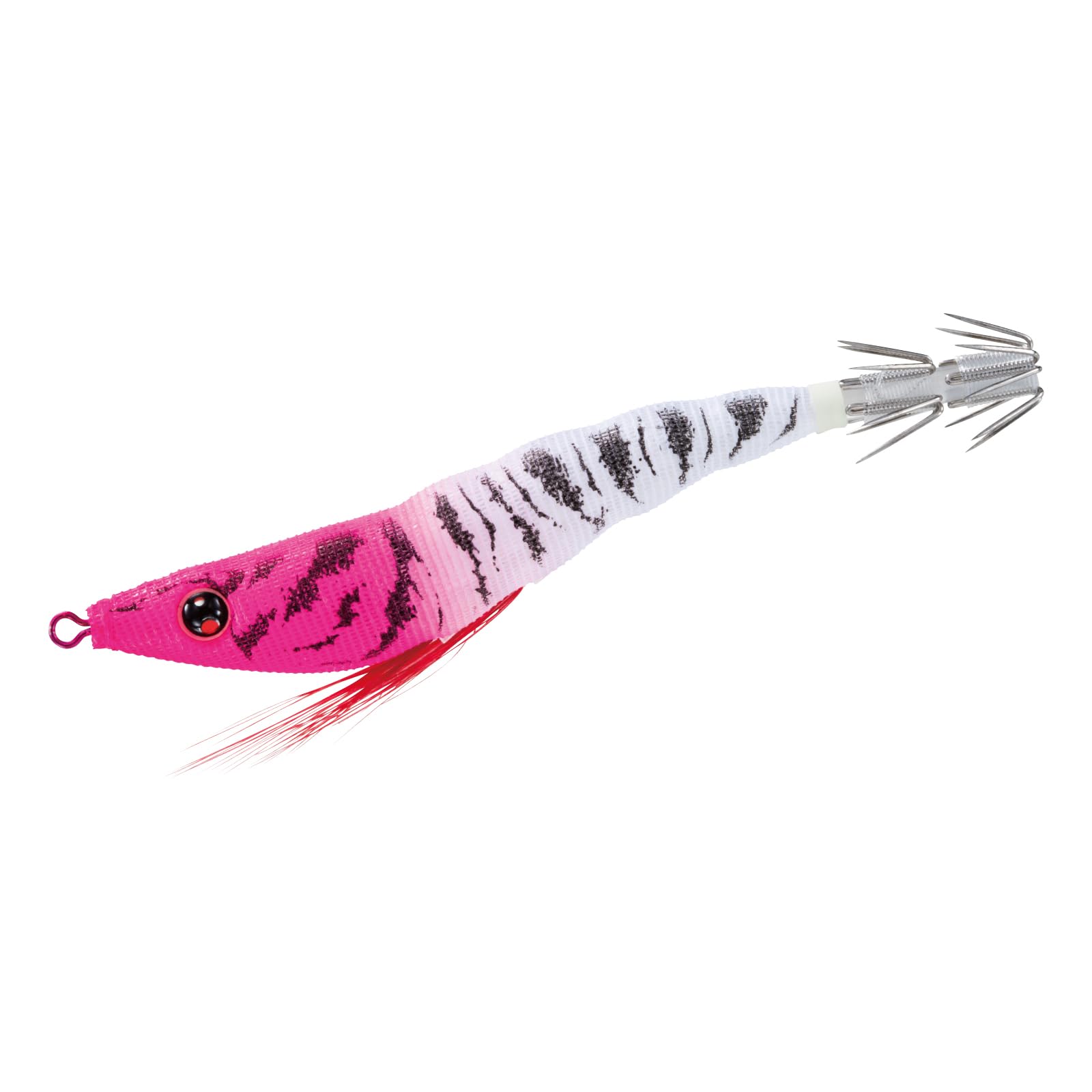 DUEL Squid Cloth Blue Luminous Pink Squid Metal Dropper EZ-SLIM Jig, Wrapped, 95mm, Weight 6g, A1627-BLPH - Head,