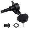 6pcs 40 / 41 Inch Folk Guitar Tuning Pegs 3R+3L All Closed Machine Heads Tuners Gold Black Optional
