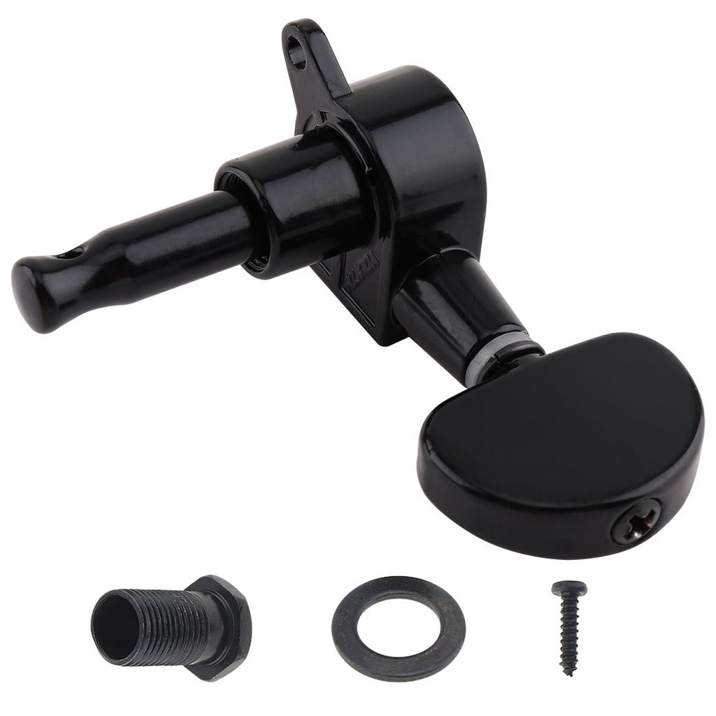 6pcs 40 / 41 Inch Folk Guitar Tuning Pegs 3R+3L All Closed Machine Heads Tuners Gold Black Optional