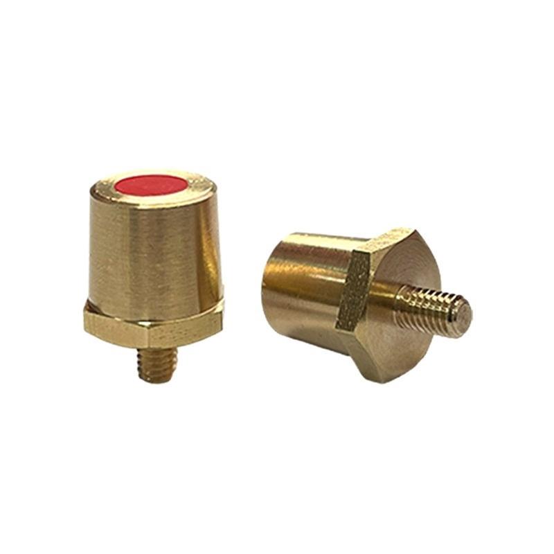 Male Thread Battery Post Adapter Automotive Positive and Negative Battery Terminals Charging Post Connector Brass