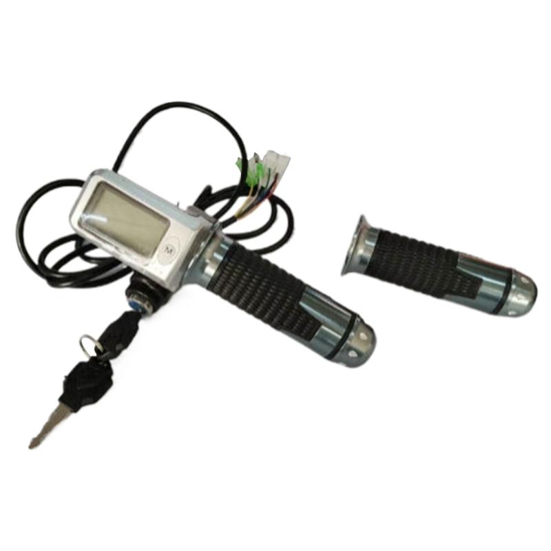Ebike LCD Throttle Cruise Power Switch Power Lock with Speedometer36V/48V/60V