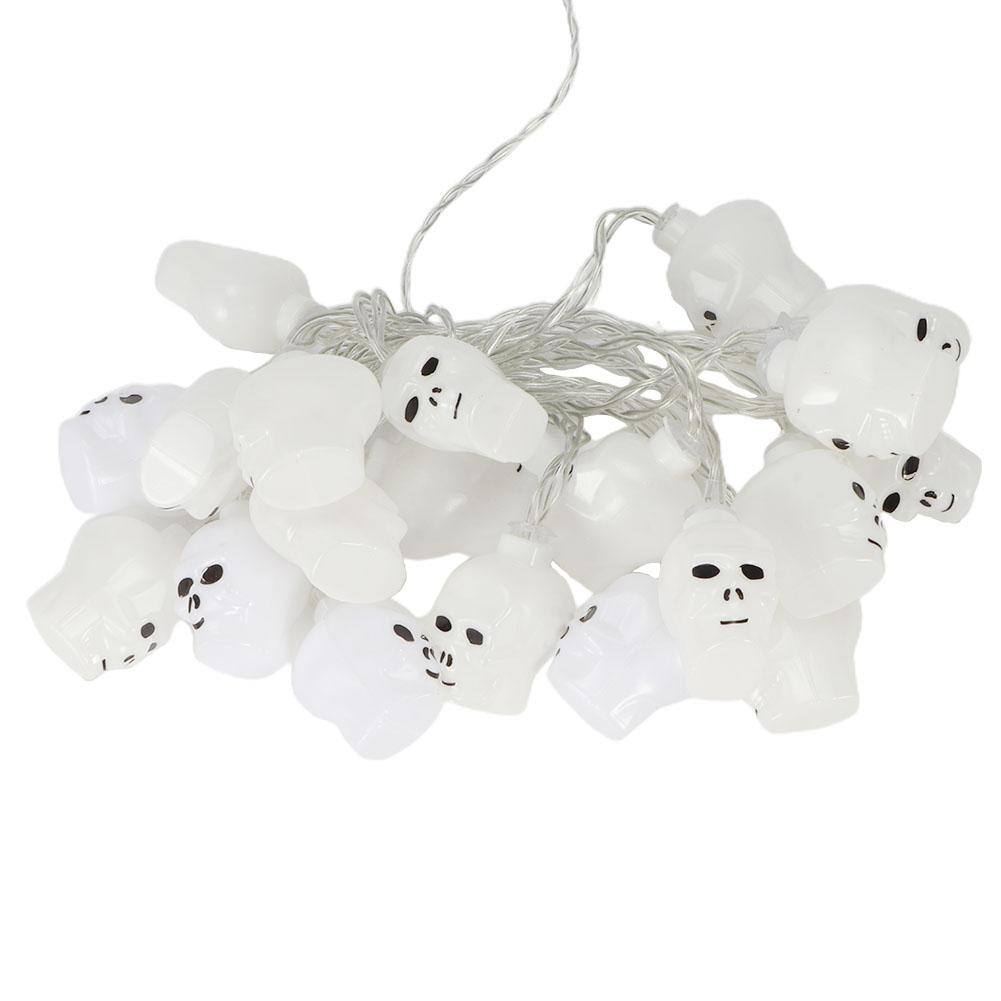 3 Meters 20pcs LED String Lights Halloween Props Skull Pattern Party Decoration Light