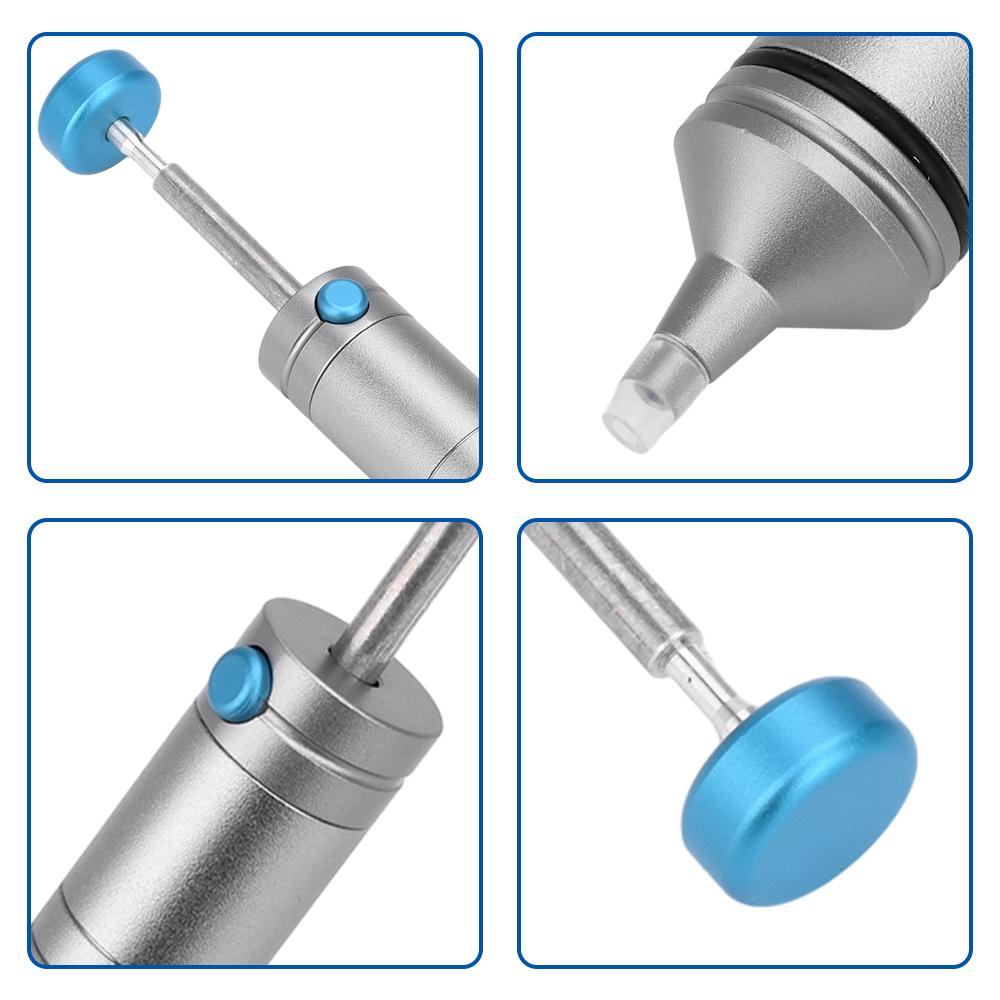Manual Vacuum Solder Suction Pump 350°C Temperature Resistant Solder Sucker 170mm Aluminium Powerful Desoldering Pump