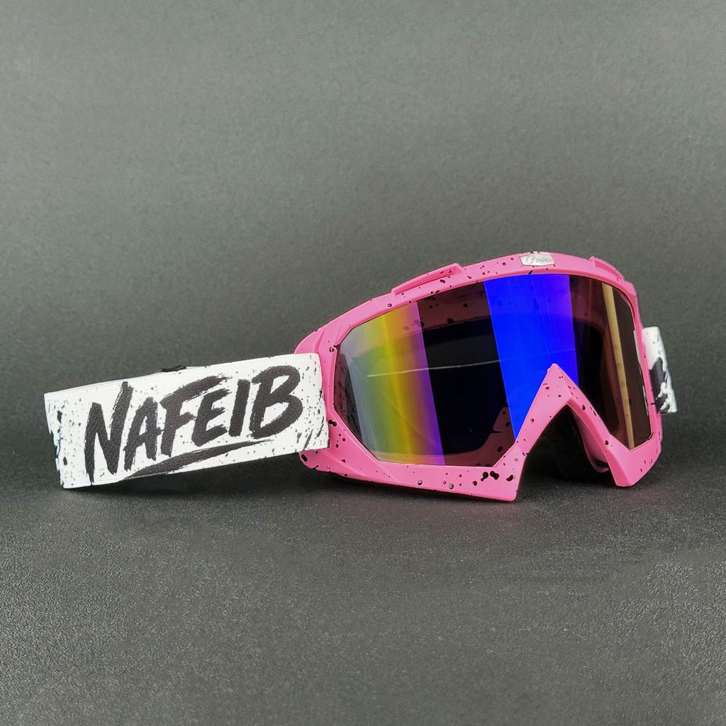 NAFEIB Motorcycle Goggles Motocross Glasses Off-road Sunglasses For Man MTB ATV Mask Windproof Protection Cycling Racing Goggles