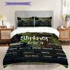 Slipknot Set Heavy Metal Dreams Bedding 1 Duvet Cover 2 Pillowcase Without Core Christmas Birthday Gift Soft And Comfortable Bedding Set