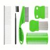 Pet Accessories China  Pet Cleaning Grooming Products Pet Hair Removal Tool Kit Lice Combs Detangling Dog Hair Brush 26