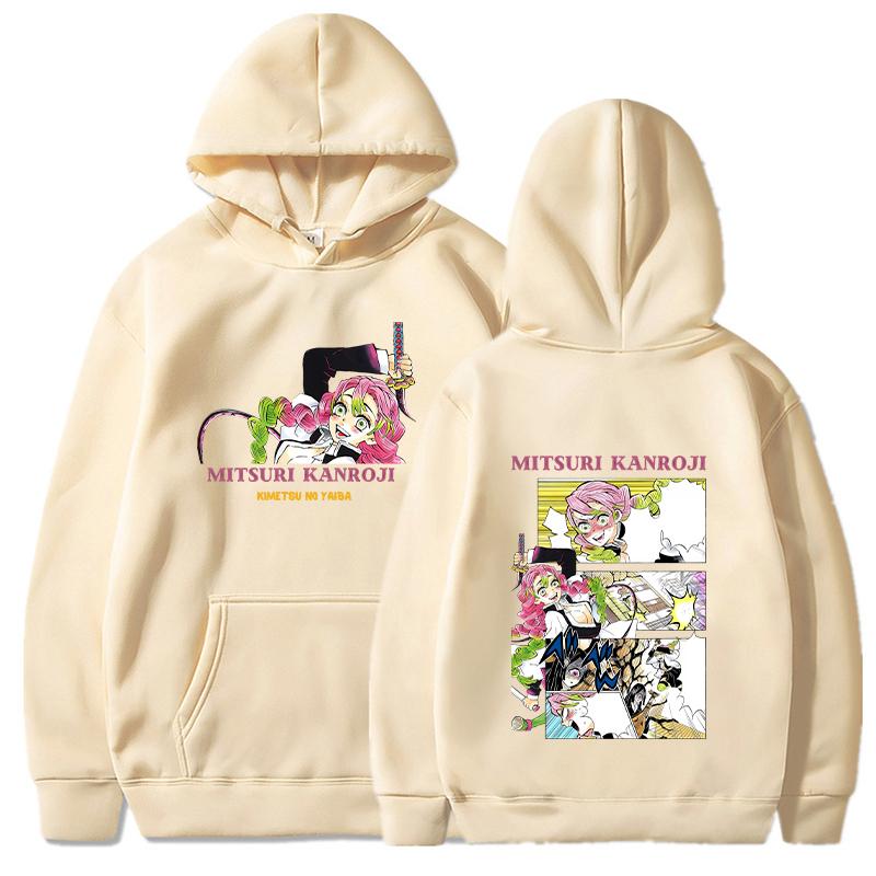 

Demon Slayer Kimetsu No Yaiba Anime Manga Mitsuri Kanroji Hoodies Men Fashion Long Sleeve Sweatshirts Hoody Pullovers Sudaderas 3XL