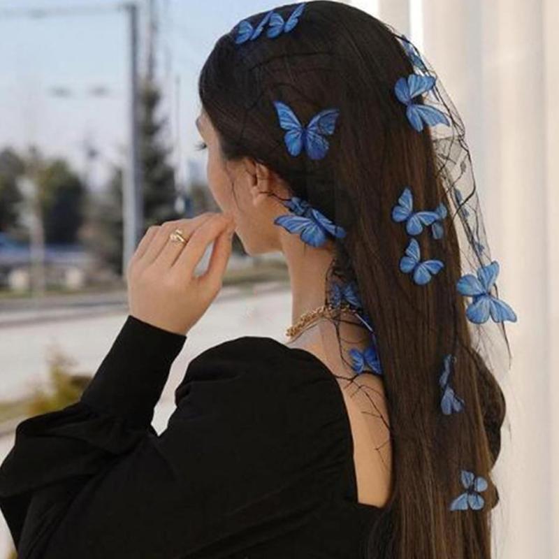 Flora Fairy Hair Wrap Butterfly Photoshoot Props for Christmas Party Cosplay