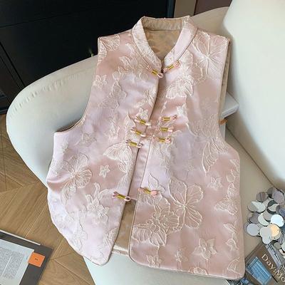 New Product Embroidered Vest Temperament Vest Trendy 2025 Spring New High-end