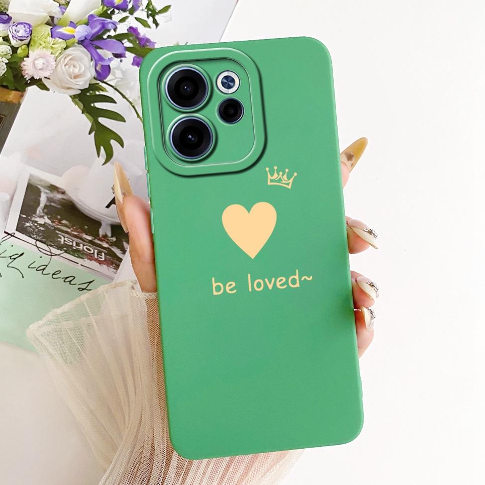 For Oppo CPH2801 Phone Case For Oppo Reno 15F Casing Silicone Luxury Fashion Flowers Kawaii Cute Painted Cover For Oppo Reno15 F