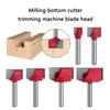 Precise Spoilboard Surfacing Bit Router Bit for Wood Slabs Flattening Carbides Tipped Cutter 1/4Inch Shank Routing Tool