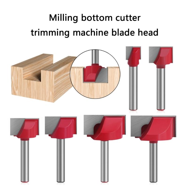 Precise Spoilboard Surfacing Bit Router Bit for Wood Slabs Flattening Carbides Tipped Cutter 1/4Inch Shank Routing Tool
