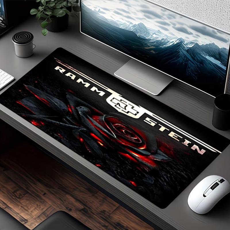 Rammstein Print Mouse Pad, for Keyboard Pad Laptop PC Mat for Office Home Use, Desk Decor, Perfect Birthday Gift for Gamers