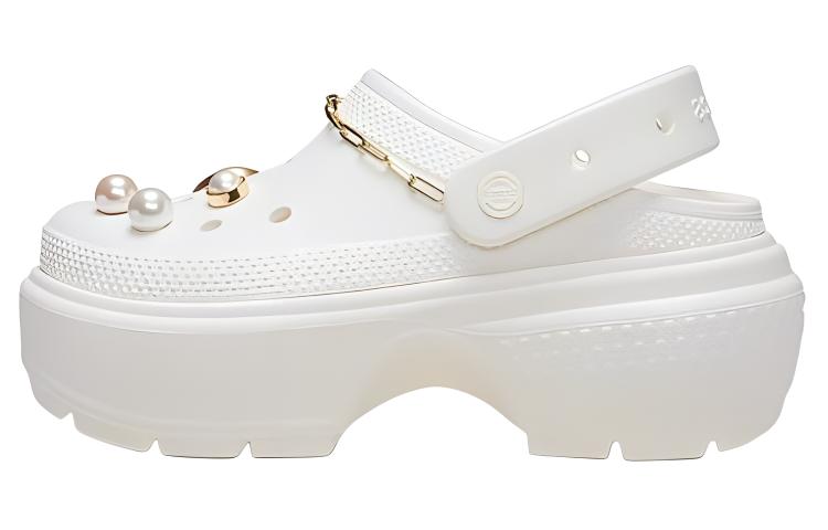 Crocs EVA Clogs 5.5cm Women s White 210271-0WV 37-38