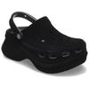 Crocs Bae Clog Zamatové Jednoduché Pohodlné Drevené papuče Dámske papuče Čierne 211919-001