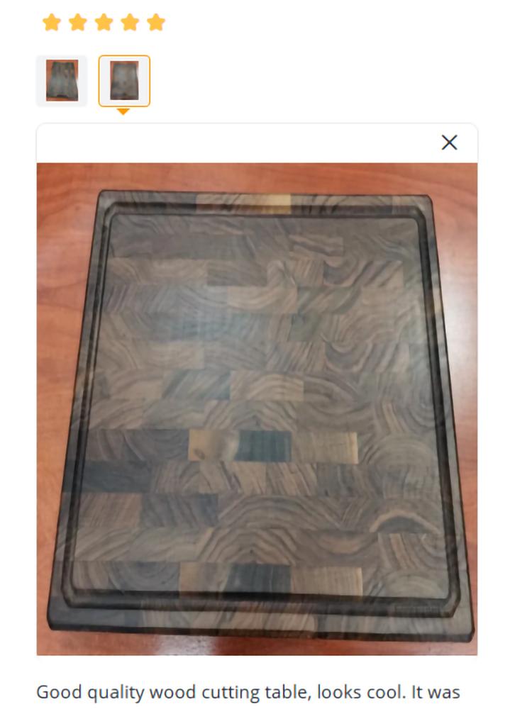 Tabla de cortar de nogal negro Madera entera Resistente al moho Tabla de cortar doméstica tabla de cortar para bistec y fruta Tabla de cortar de madera maciza