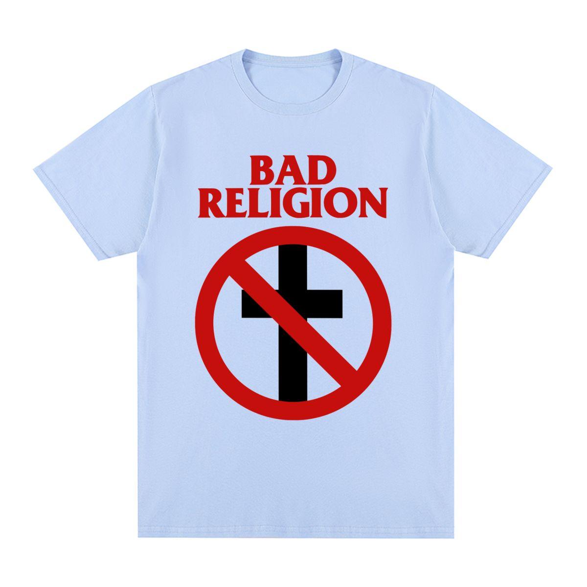 

bad religion Vintage T-shirt Summer Casual Homme Streetwear Cotton Punk Rock American Men T shirt New Tee Tshirt Womens Tops 4XL