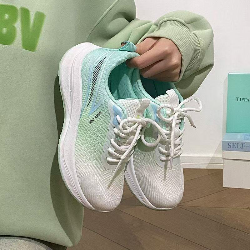 

Women s shoes summer new mesh sneakers women s thin breathable soft-soled running shoes versatile casual shoes 36 синий