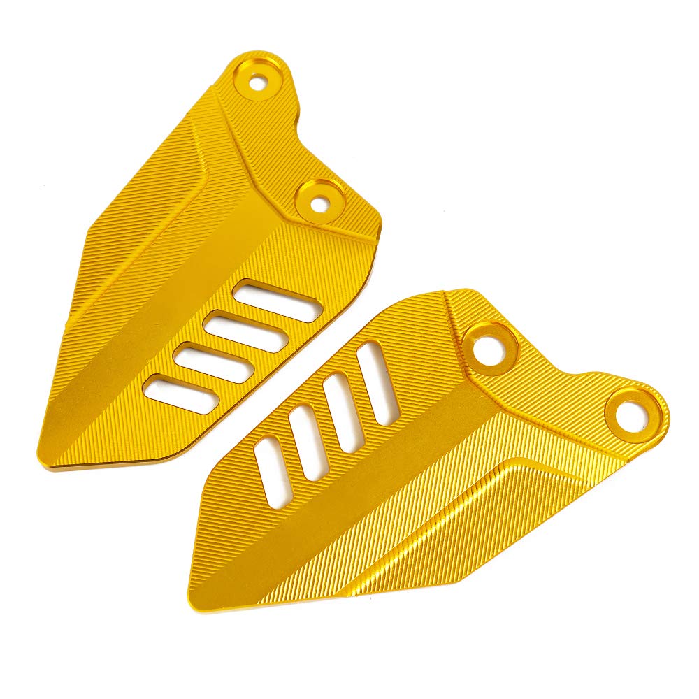 FENGSHENG Aluminum Heel Plate Guards for Honda Z900RS 2017 2018 2019 2020 2021 2022 2023 (1 Pair)