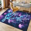 1pc Sea turtles,Jellyfish,Underwater Office Carpet Soft Polyester Entrance Carpet Washable Non slip