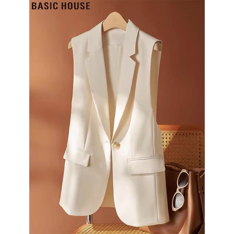 Basic House Women s Sleeveless Suit Vest