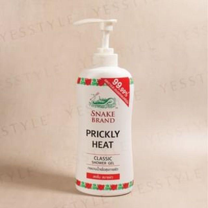 SNAKE BRAND - Prickly Heat Classic Shower Gel Rose Flavor - 450ml