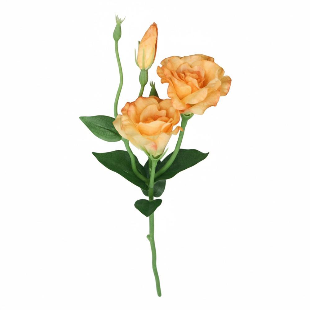 3 Heads Eustoma Artificial Flowers Multicolor Floral Arrangement Simulation Lisianthus Flower Photo Props Silk Petals