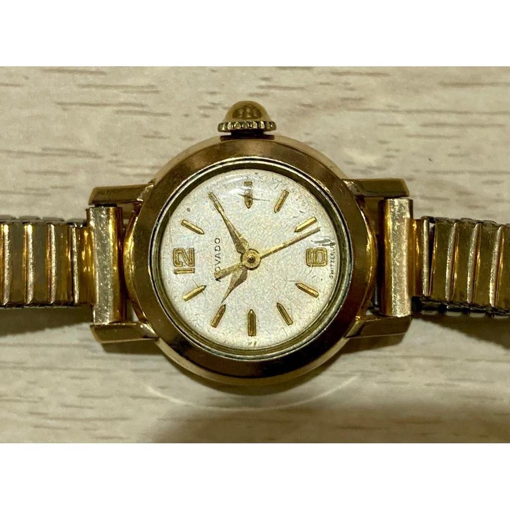 Used Working item [MOVADO Movado] Silver dial ladies watch