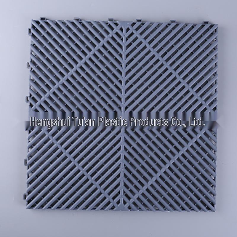Car Wash Room Floor Grid - 4cm Garage Tile Floor Mat 4S Shop Grid Mat