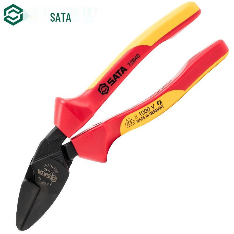 SATA 72640 VDE 1000V Insulated Diagonal Pliers