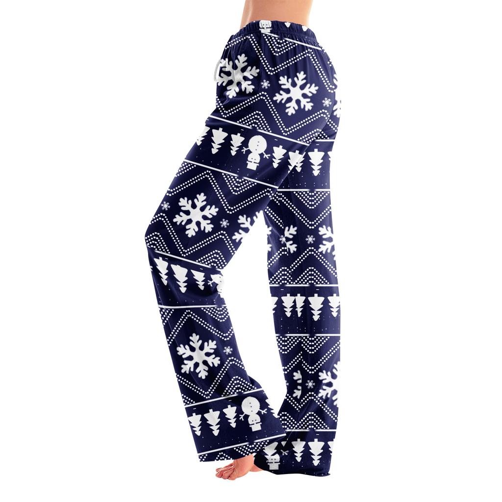 Anime-Pyjamahose, Nachtwäsche, lässige Hose mit Kordelzug und elastischer Taille, bequeme, gerade, lockere Yoga-Hose