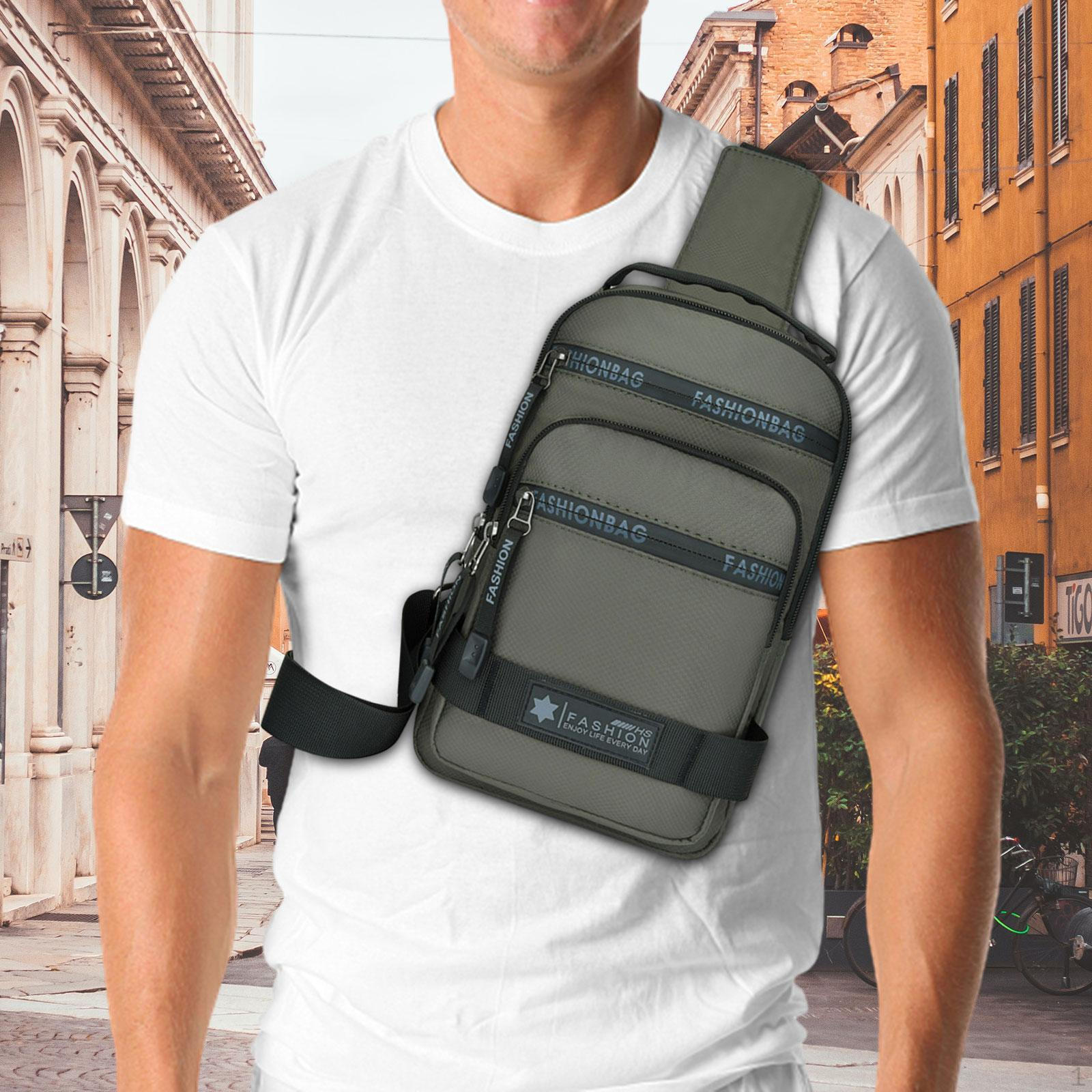 

Повседневная сумка через плечо для активного отдыха и спорта зелёный