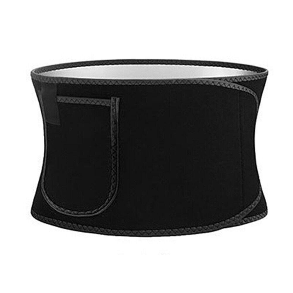 

New Silver Ion Slimming Sweat Belt Elastic Adjustable Waist Tummy Trimmer Fat Burning Sports Body Sculpting Belt Men And Women