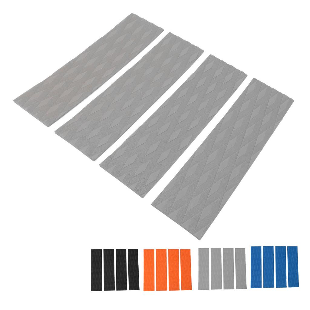 4Pcs Surfboard Traction Pads Surfing Front Traction Anti Slip Pad for Skimboards Kayak