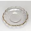 Japanese Crystal Glass Kung Fu Tea Cup with Gold Painting - Small Tasting Bowl