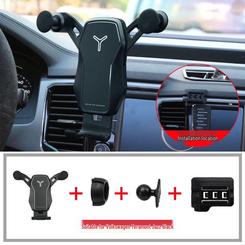 Trådlös laddningshållare för telefon för VW Teramont/Golf 7