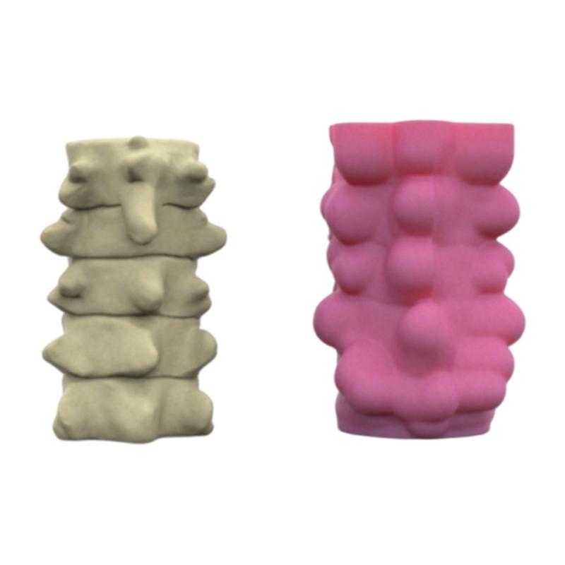 Creative Unique Flower Holders and Pen Pots with Organ Sturdy Silicone Resin Mould for Craft Lovers Daily Use