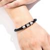 Simple Handmade Metal Beads Slim Leather Bracelet Stainless Steel Dainty Latest Bracelet Young Man Daily Wear