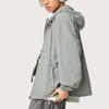 Li-Ning Sports Lifestyle Series UV Protection Hooded Cardigan Men Outerwear Moon-Surface-Gray AFDU549-2