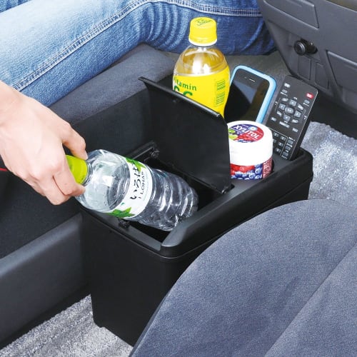 SEIWA Autopotřeby Nádoba na odpadkový koš L Hmotnost na pití Černá W734